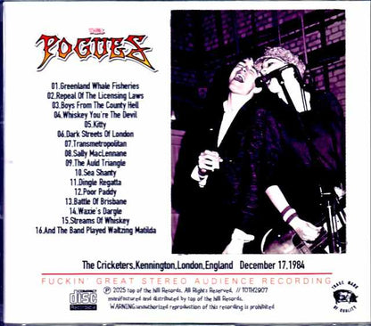 Pogues/London,UK 12.17.1984