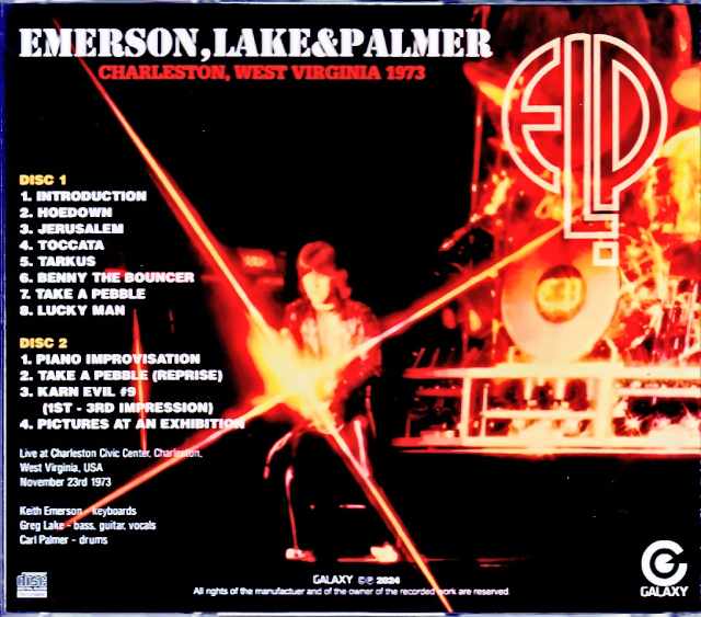 Emerson,Lake and Palmer Emerson, Lake and Palmer/VA,USA 1973 Complete