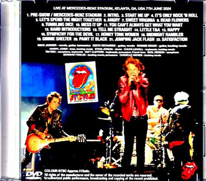 Rolling Stones/GA,USA 2024 Complete Multi-Cam Edition Jewel Version