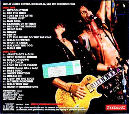 Aerosmith/IL,USA 1994 Complete Soundboard Edition