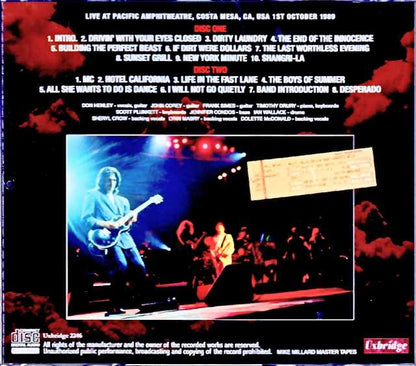 Don Henley/CA,USA 1989 Mike Millard Master Tapes Complete