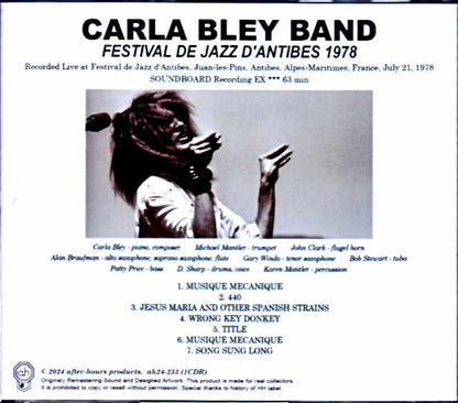 Carla Bley Band Carla Bley/France 1978 Complete