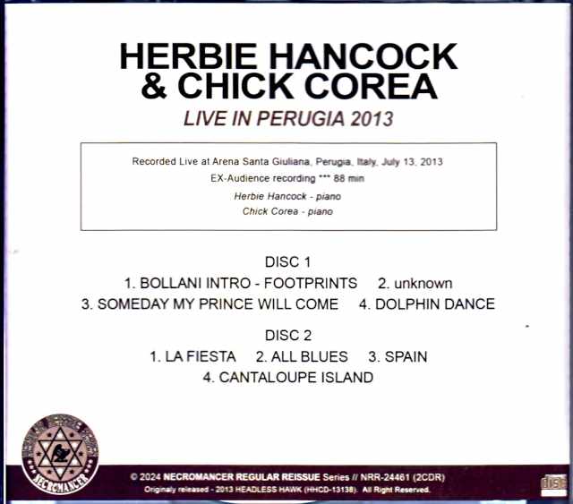 Chick Corea Herbie Hancock Chick Corea Herbie Hancock/Perugia 2013