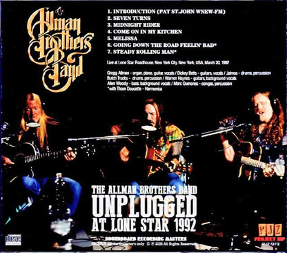 Allman Brothers Band Allman Brothers Band/NY,USA 03.20.1992 Soundboard Edition