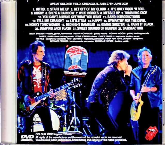 Rolling Stones/IL,USA 6.27.2024 Complete Multi-Cam Edition Jewel Version