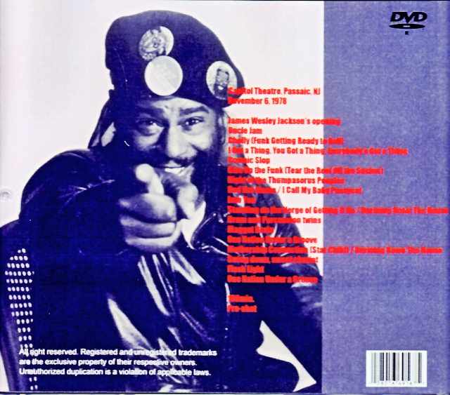 George Clinton Parliament, Funkadelic George Clinton Parliament, Funkadelic/NJ, USA 1978