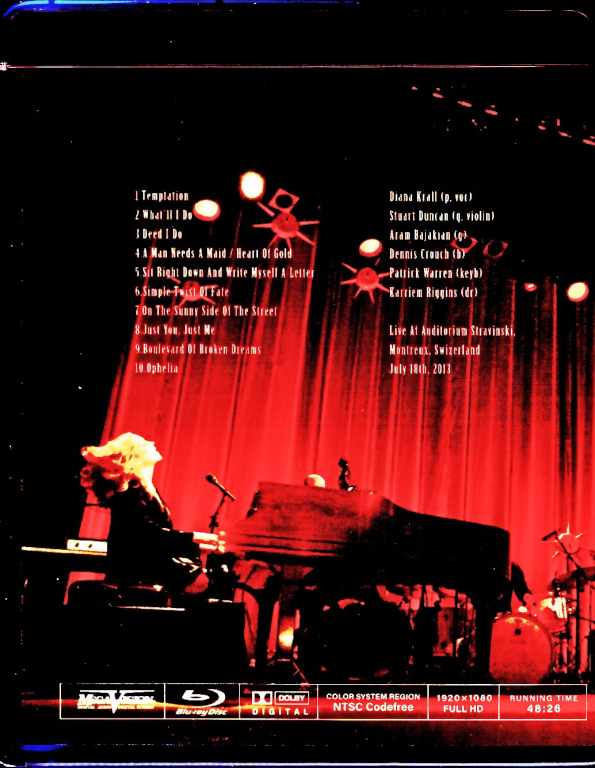 Diana Krall/Switzerland 2013 Broadcast Edition Blu-Ray Version