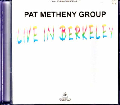 Pat Metheny Group Lyle Mays Pat Metheny Lyle Mays/CA,USA 1985 Complete