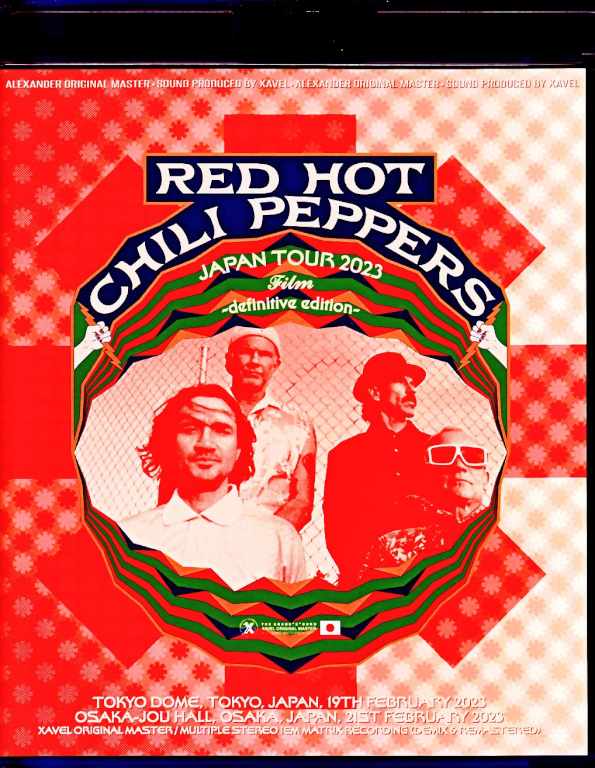 Red Hot Chili Peppers Red Hot Chili Peppers/Tokyo & Osaka,Japan 2023 Complete Definitive Edition Blu-Ray Version