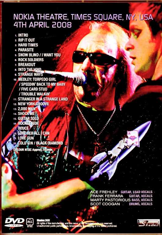 Ace Frehley / NY, USA 04.04.2008 Complete Multi-Cam Edition