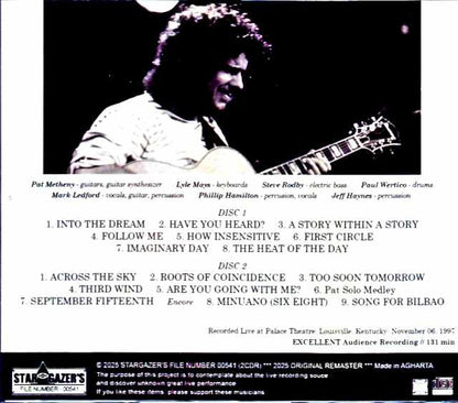 Pat Metheny Group Lyle Mays Pat Metheny Lyle Mays/KT,USA 1997 Complete
