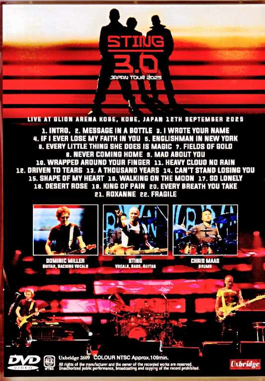 Sting/Hyogo,Japan 2025 Complete