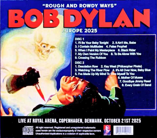 Bob Dylan/Denmark 10.21.2025 Complete