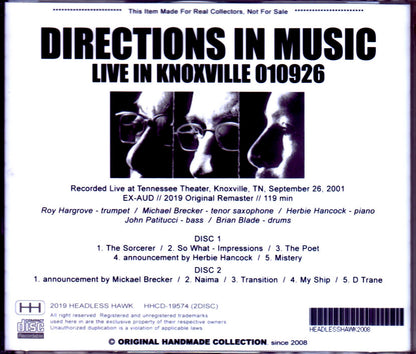 Directions in Music Roy Hargrove, Michael Brecker, Herbie Hancock, John Patitucci, Brian Blade/TN, USA 2001