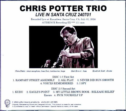 Chris Potter Trio Chris Potter/CA,USA 2024 Complete