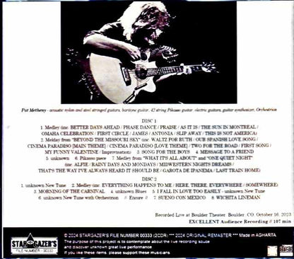 Pat Metheny/CO,USA 2023