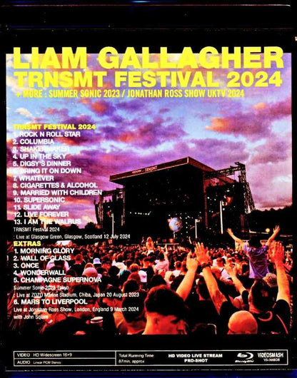 Liam Gallagher/Scotland,UK 2024 & more Blu-Ray Version