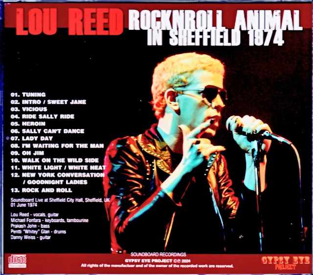 Lou Reed/England,UK 1974