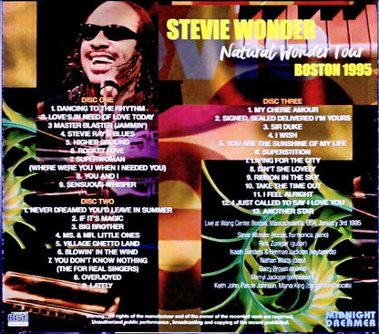 Stevie Wonder/MA,USA 1995 Complete DAT Master Edition