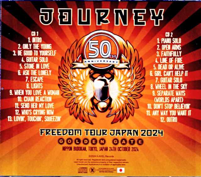 Journey/Tokyo,Japan 10.24.2024 Complete IEM Matrix Edition & more