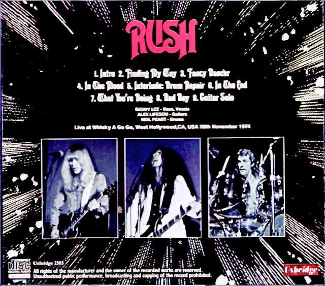 Rush/CA,USA 11.28.1974 Upgrade