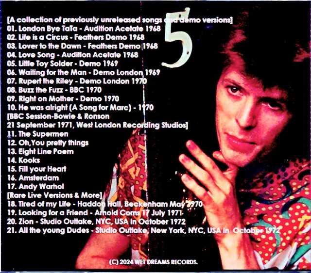 David Bowie/Rare Live Version & more 1968-1972