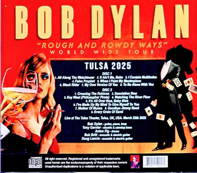 Bob Dylan/OK,USA 2025 Complete