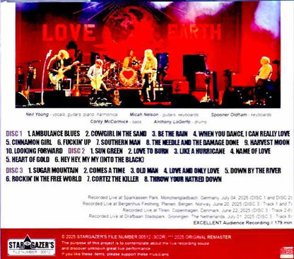 Neil Young and the Chrome Hearts Neil Young/Europe Tour Collection 2025