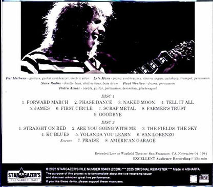 Pat Metheny Trio Lyle Mays Pat Metheny Lyle Mays/CA,USA 1984