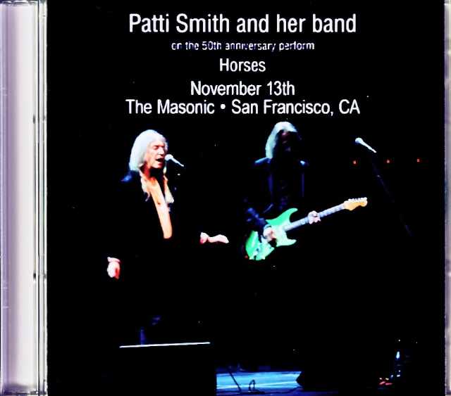 Patti Smith and Her Band Patti Smith/CA,USA 11.13.2025 Complete