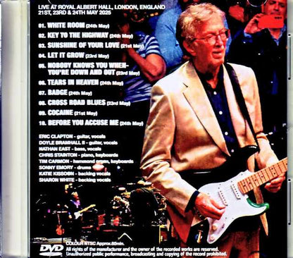 Eric Clapton/London,UK 2025 Digests Edition Jewel Version