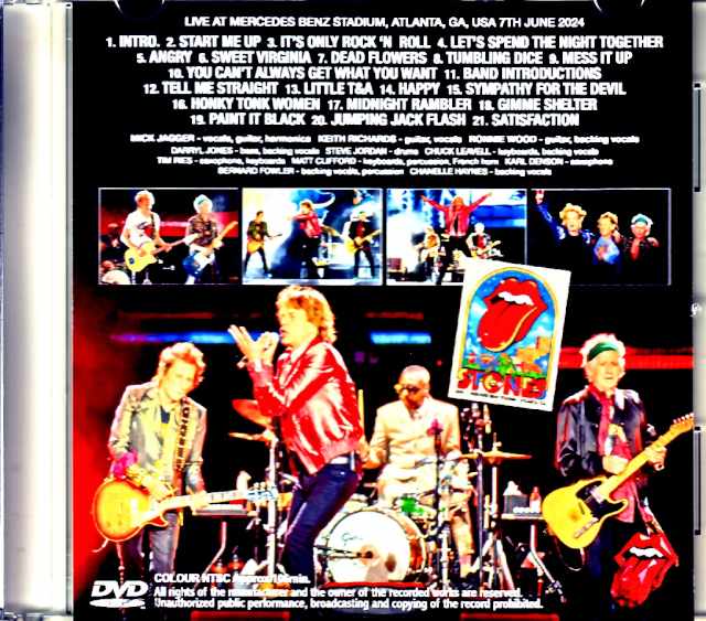 Rolling Stones/GA,USA 2024 Complete Jewel Version
