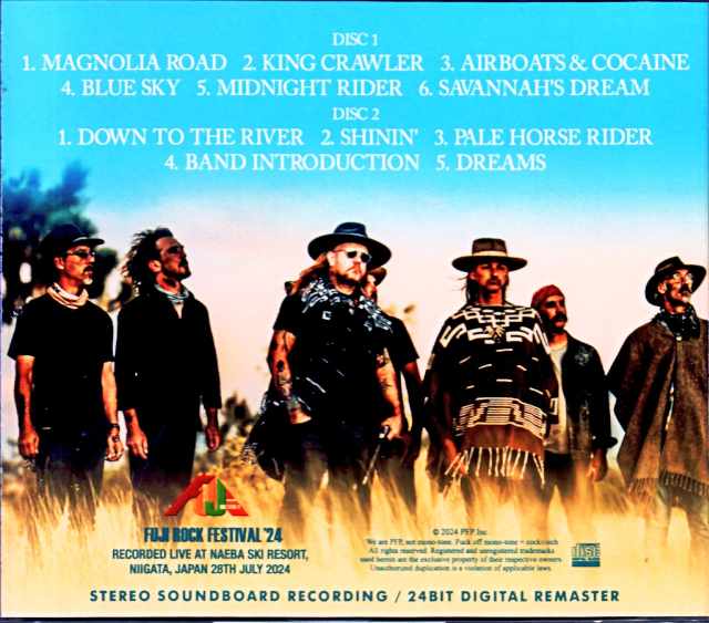 Allman Betts Band/Niigata,Japan 2024 Complete Soundboard Edition