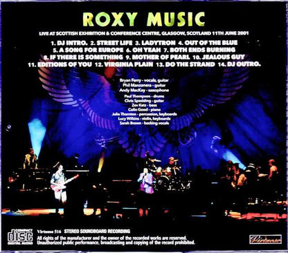 Roxy Music/Scotland,UK 2001 Upgrade