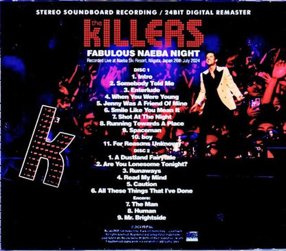 Killers/Niigata,Japan 2024 Complete Soundboard Edition