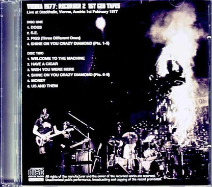 Pink Floyd Pink Floyd/Austria 1977 Recorder2 1st Generation Tapes