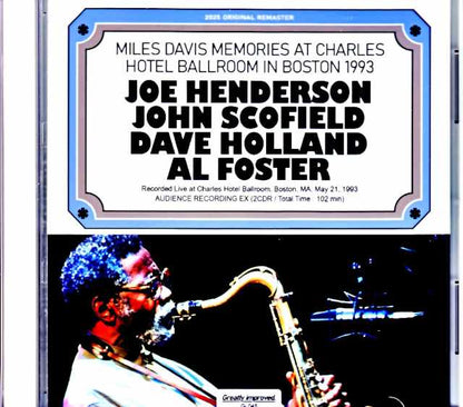 Joe Henderson John Scofield, Dave Holland, Al Foster Joe Henderson John Scofield/MA,USA 1993 Complete