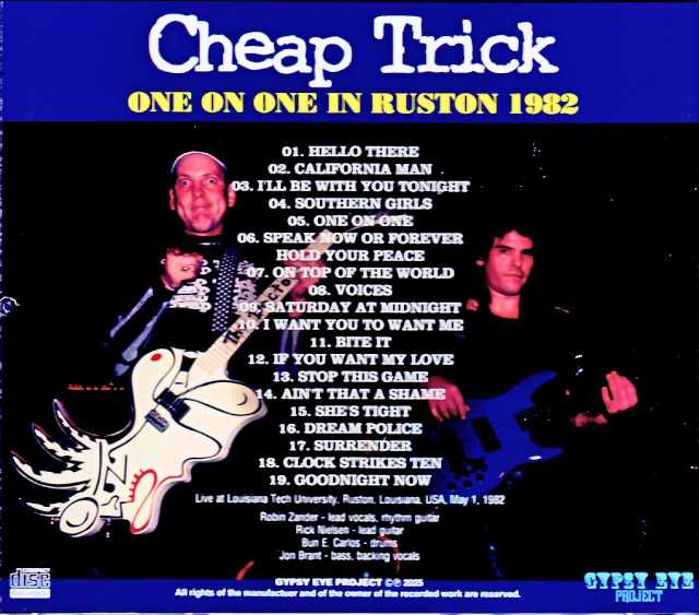 Cheap Trick / LA, USA 05.01.1982 Soundboard Edition
