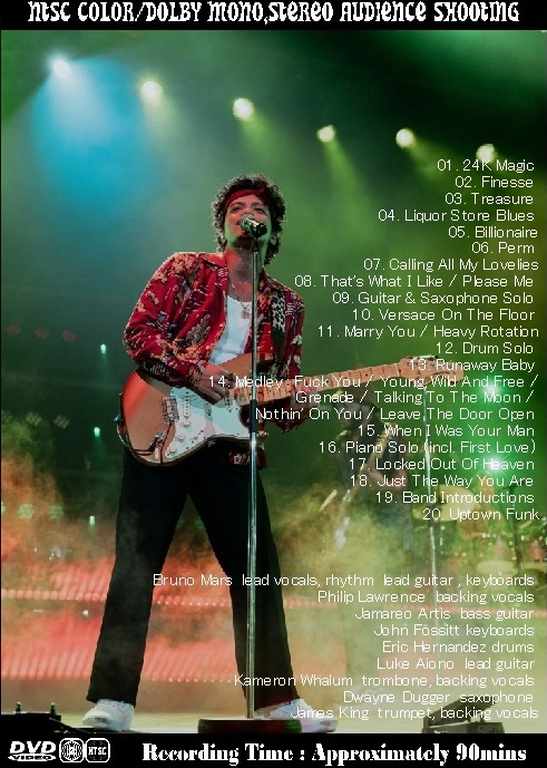 Bruno Mars/Tokyo,Japan 1.21.2024 Complete