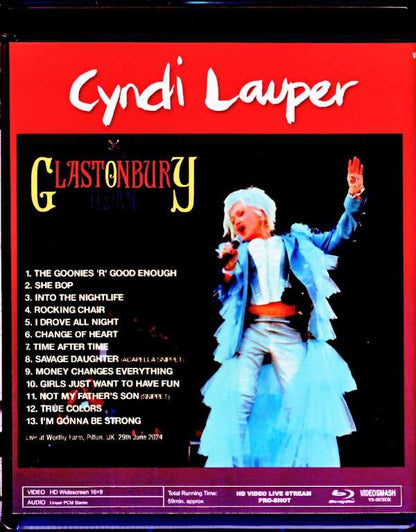 Cyndi Lauper/England,UK 2024 Complete Blu-Ray Version