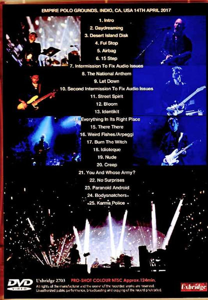 Radiohead / CA, USA 04.14.2017 Complete Multi-Cam Edition