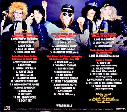 Guns N' Roses Appetite for Destruction Missing Studio Sessions Recordings