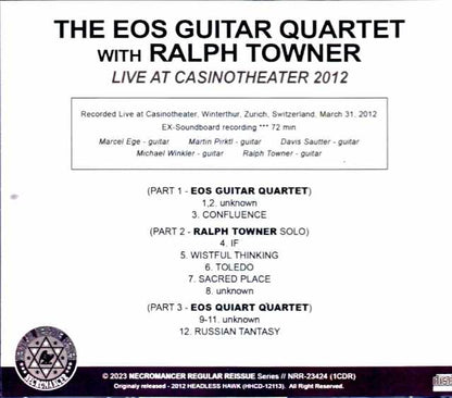 EOS Guitar Quartet Ralph Towner Ralph Towner/Switzerland 2012 Soundboard Edition