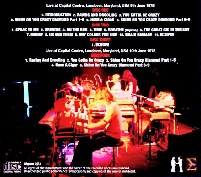 Pink Floyd Pink Floyd/MD,USA 1975 2Days Upgrade