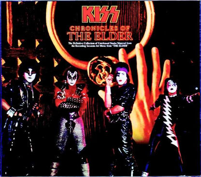 Kiss/Elder: Demon World Battle Unreleased studio material from the recording sessions