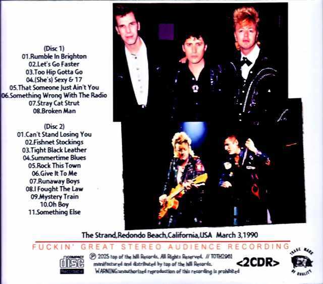 Stray Cats/CA,USA 03.03.1990