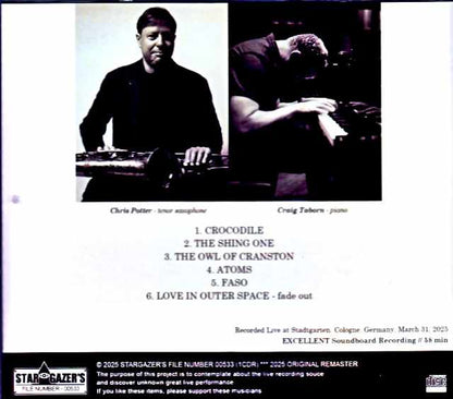 Chris Potter Craig Taborn/Germany 2025 FM Broadcast Edition