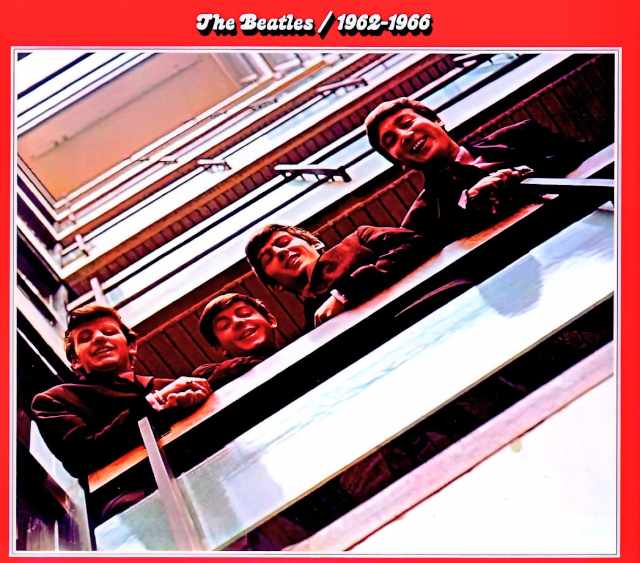 Beatles/Red Album 1962-1966 Edited by Capitol USA 1962-1966 AI Colorized New Remaster Edition Jewel Version