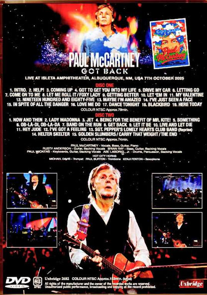 Paul McCartney / NM,USA 10.07.2025 Complete