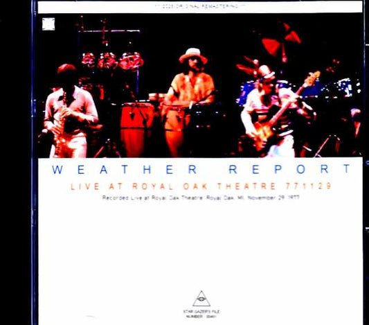 Weather Report/MI,USA 1977 Soundboard Edition